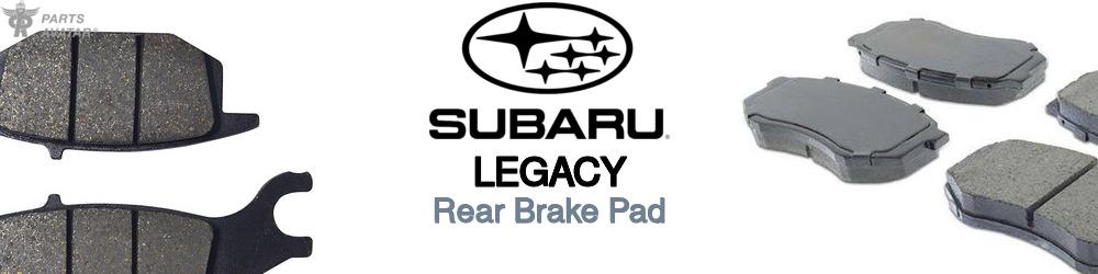 Discover Subaru Legacy Rear Brake Pads For Your Vehicle