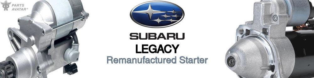 Discover Subaru Legacy Starter Motors For Your Vehicle