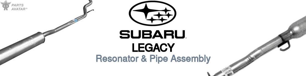 Discover Subaru Legacy Resonator and Pipe Assemblies For Your Vehicle