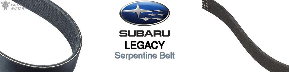 Discover Subaru Legacy Serpentine Belts For Your Vehicle
