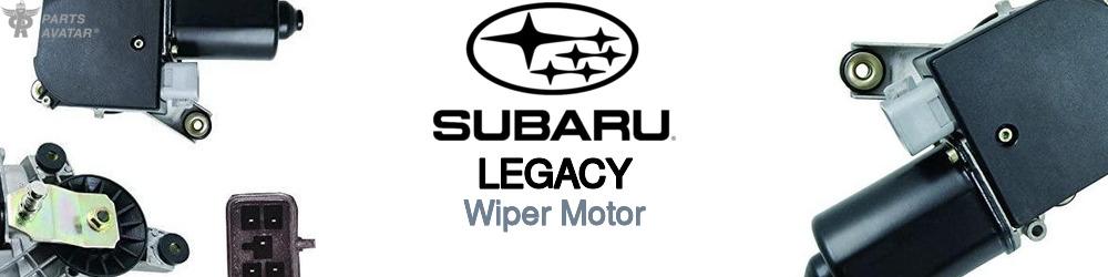 Discover Subaru Legacy Wiper Motors For Your Vehicle