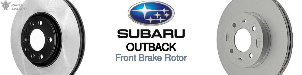 Discover Subaru Outback Front Brake Rotors For Your Vehicle