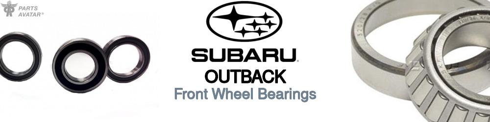 Discover Subaru Outback Front Wheel Bearings For Your Vehicle