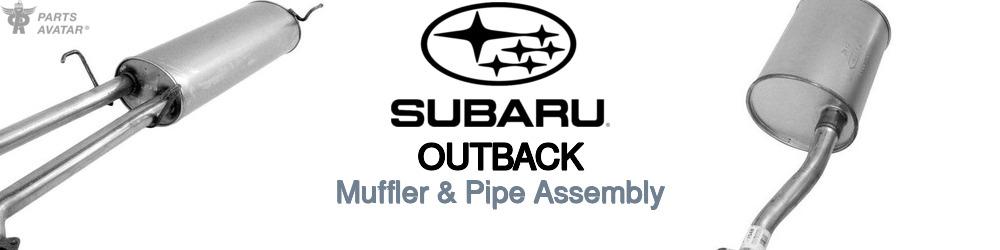 Discover Subaru Outback Muffler and Pipe Assemblies For Your Vehicle