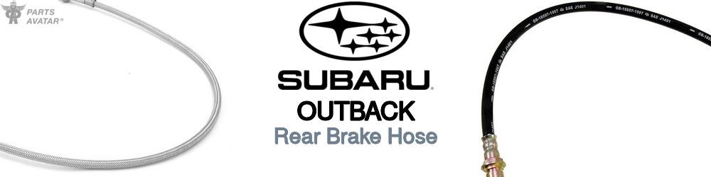 Discover Subaru Outback Rear Brake Hoses For Your Vehicle