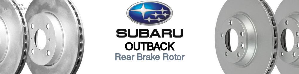 thumbnail image 2 of Rear Drilled & Slotted Brake Rotors For 2005-2009 Subaru Outback Legacy 2.5L – Auto Shack Pair 2 of 5