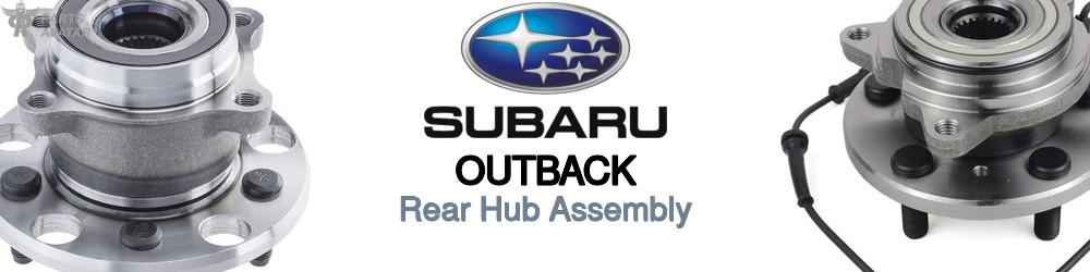 Discover Subaru Outback Rear Hub Assemblies For Your Vehicle