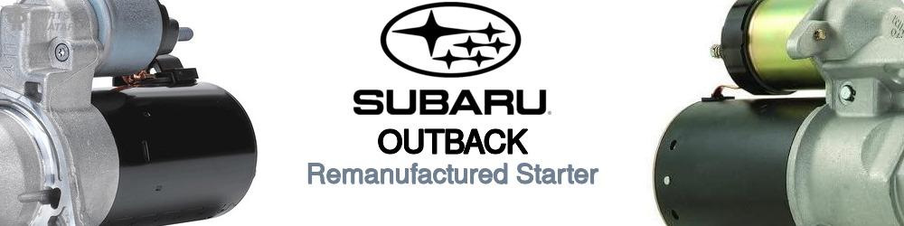 Discover Subaru Outback Starter Motors For Your Vehicle