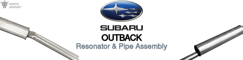 Discover Subaru Outback Resonator and Pipe Assemblies For Your Vehicle