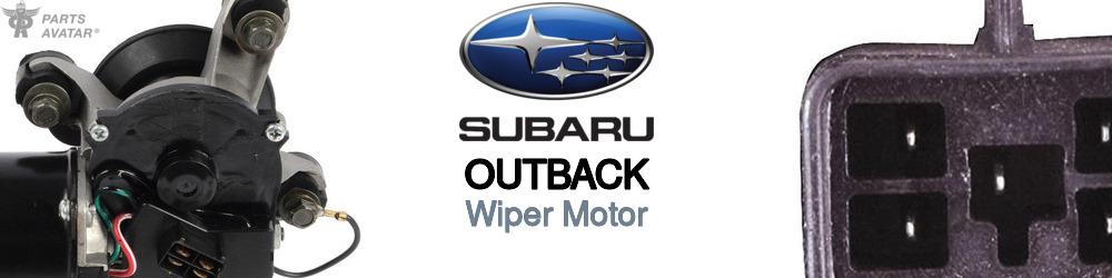 Discover Subaru Outback Wiper Motors For Your Vehicle