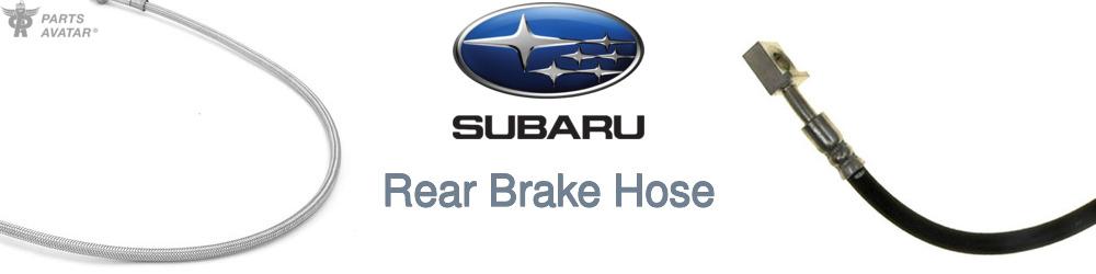 Discover Subaru Rear Brake Hoses For Your Vehicle