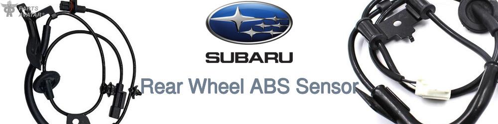 Discover Subaru ABS Sensors For Your Vehicle