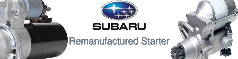 Discover Subaru Starter Motors For Your Vehicle
