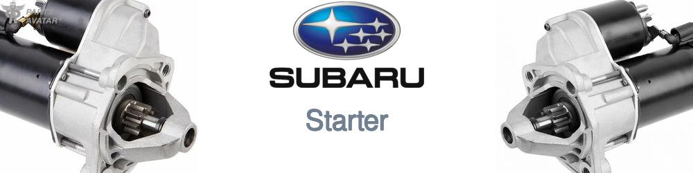 Discover Subaru Starters For Your Vehicle