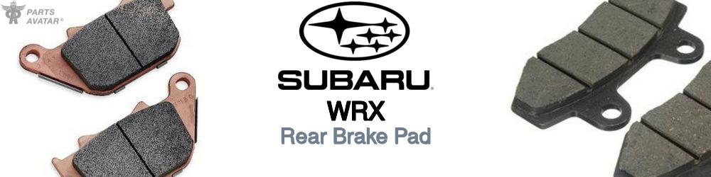 Discover Subaru Wrx Rear Brake Pads For Your Vehicle