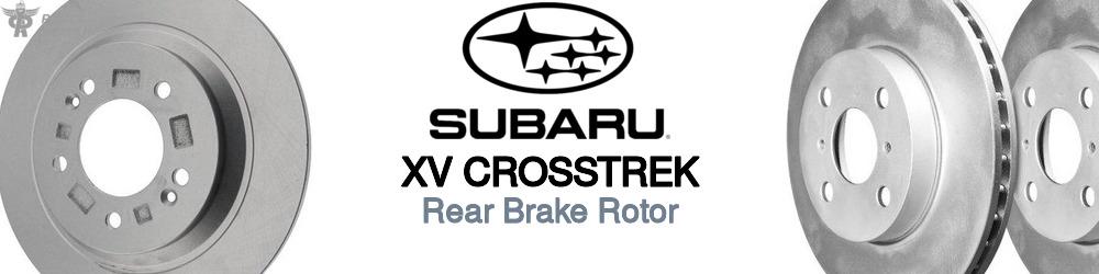 Subaru XV Crosstrek Rear Brake Rotor