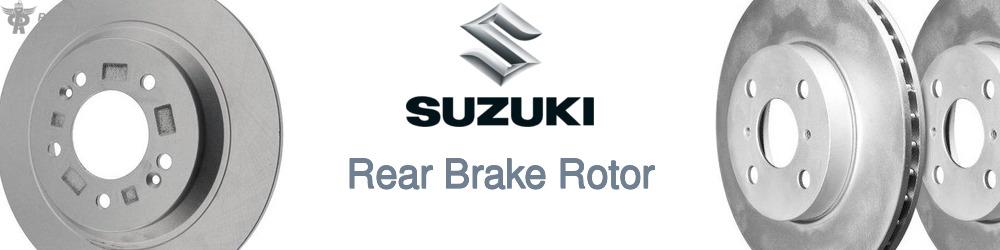 Discover Suzuki Rear Brake Rotors For Your Vehicle