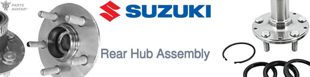 Discover Suzuki Rear Hub Assemblies For Your Vehicle