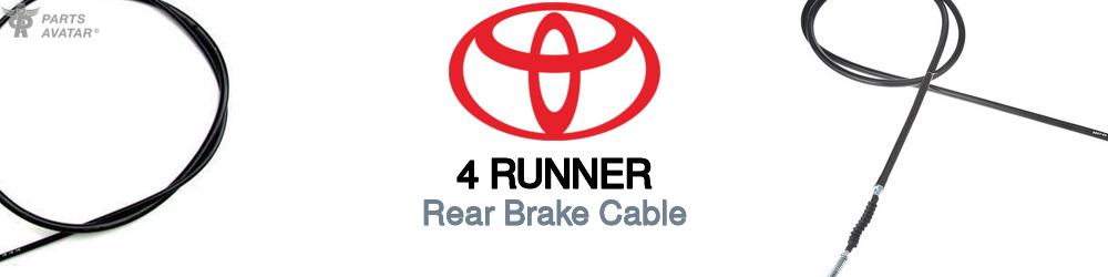 Discover Toyota 4 runner Rear Brake Cable For Your Vehicle