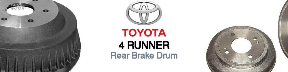 Discover Toyota 4 runner Rear Brake Drum For Your Vehicle