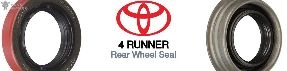 Discover Toyota 4 runner Rear Wheel Bearing Seals For Your Vehicle