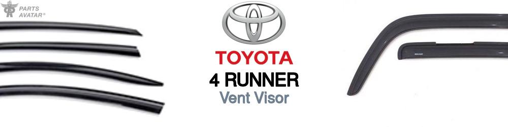 Discover Toyota 4 runner Visors For Your Vehicle