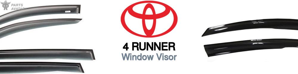Discover Toyota 4 runner Window Visors For Your Vehicle