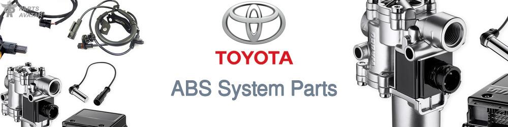 Discover Toyota ABS Parts For Your Vehicle
