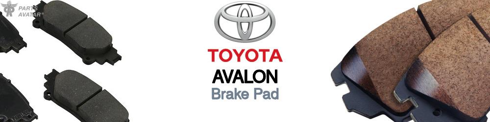 Discover Toyota Avalon Brake Pads For Your Vehicle