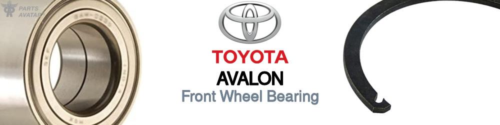 Discover Toyota Avalon Front Wheel Bearings For Your Vehicle