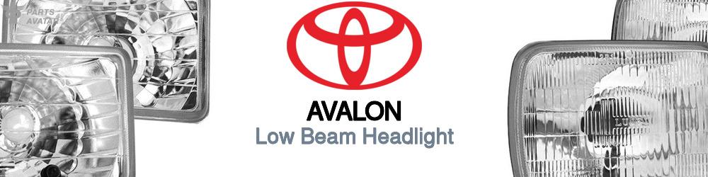 Discover Toyota Avalon Low Beam Bulbs For Your Vehicle