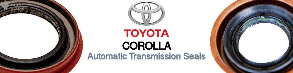 Discover Toyota Corolla Transmission Seals For Your Vehicle