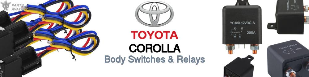 Discover Toyota Corolla Body Control Sensors For Your Vehicle