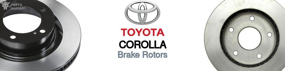 Discover Toyota Corolla Brake Rotors For Your Vehicle