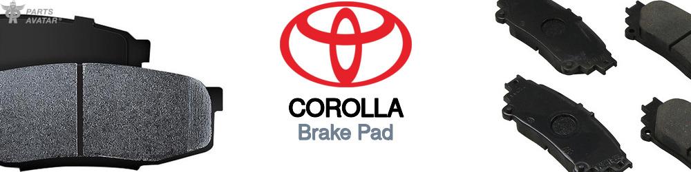 Discover Toyota Corolla Brake Pads For Your Vehicle