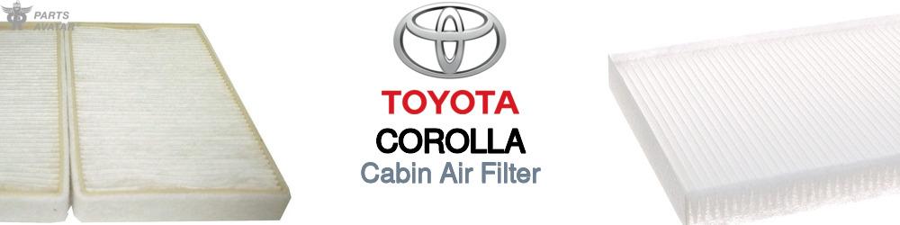 Discover Toyota Corolla Cabin Air Filters For Your Vehicle