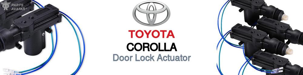Discover Toyota Corolla Door Lock Actuators For Your Vehicle