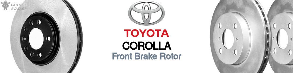 Discover Toyota Corolla Front Brake Rotors For Your Vehicle