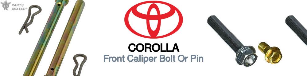 Discover Toyota Corolla Caliper Guide Pins For Your Vehicle