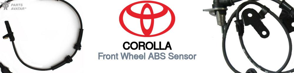 Discover Toyota Corolla ABS Sensors For Your Vehicle