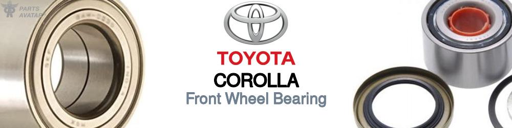 Toyota Corolla Front Wheel Bearing