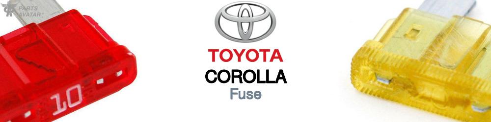 Discover Toyota Corolla Fuses For Your Vehicle
