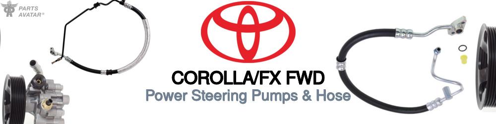 Discover Toyota Corolla/fx fwd Power Steering Pressure Hoses For Your Vehicle