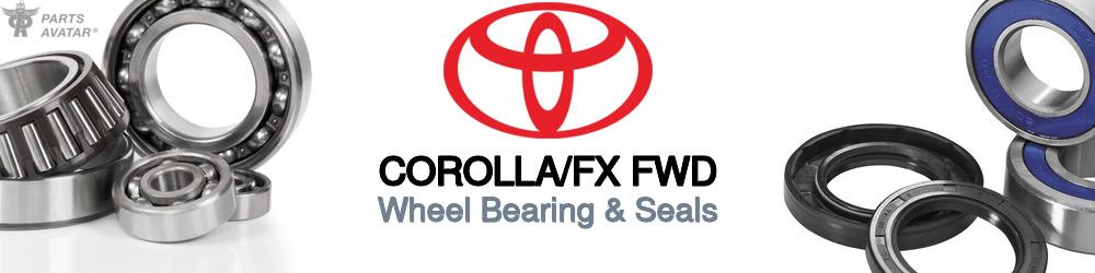 Discover Toyota Corolla/fx fwd Wheel Bearings For Your Vehicle