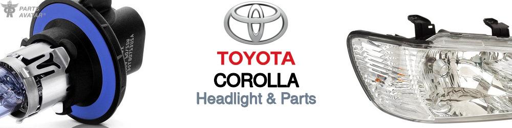 Discover Toyota Corolla Headlight Components For Your Vehicle