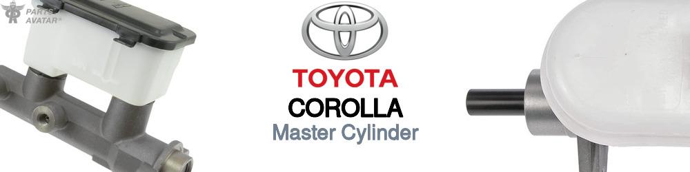 Discover Toyota Corolla Master Cylinders For Your Vehicle