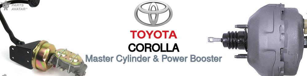 Discover Toyota Corolla Master Cylinders For Your Vehicle
