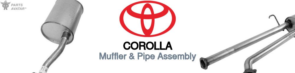 Discover Toyota Corolla Muffler and Pipe Assemblies For Your Vehicle