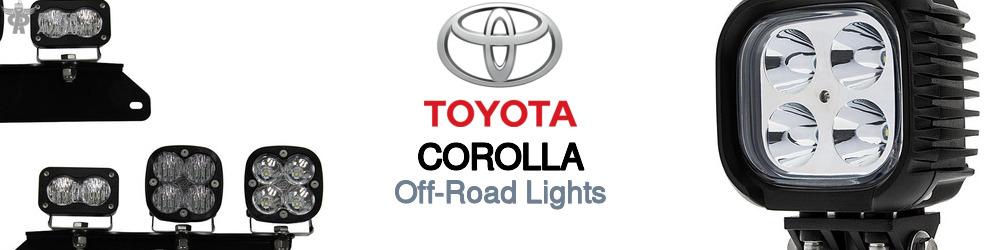 Discover Toyota Corolla Off-Road Lights For Your Vehicle