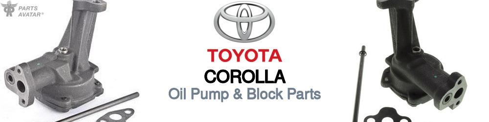 Discover Toyota Corolla Oil Pumps For Your Vehicle